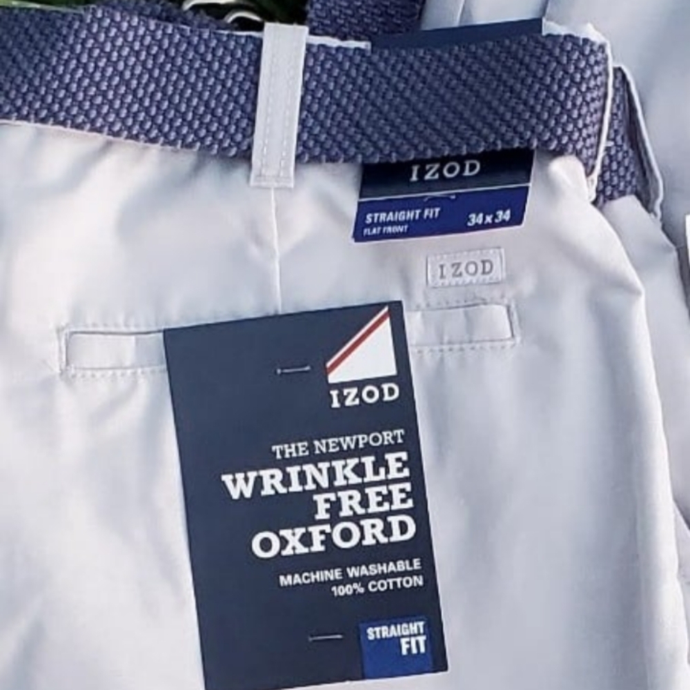 New Izod oxford pants